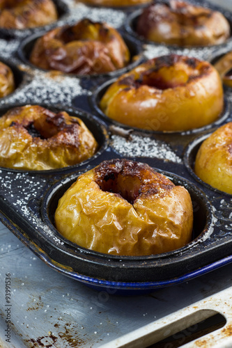Baked apples.