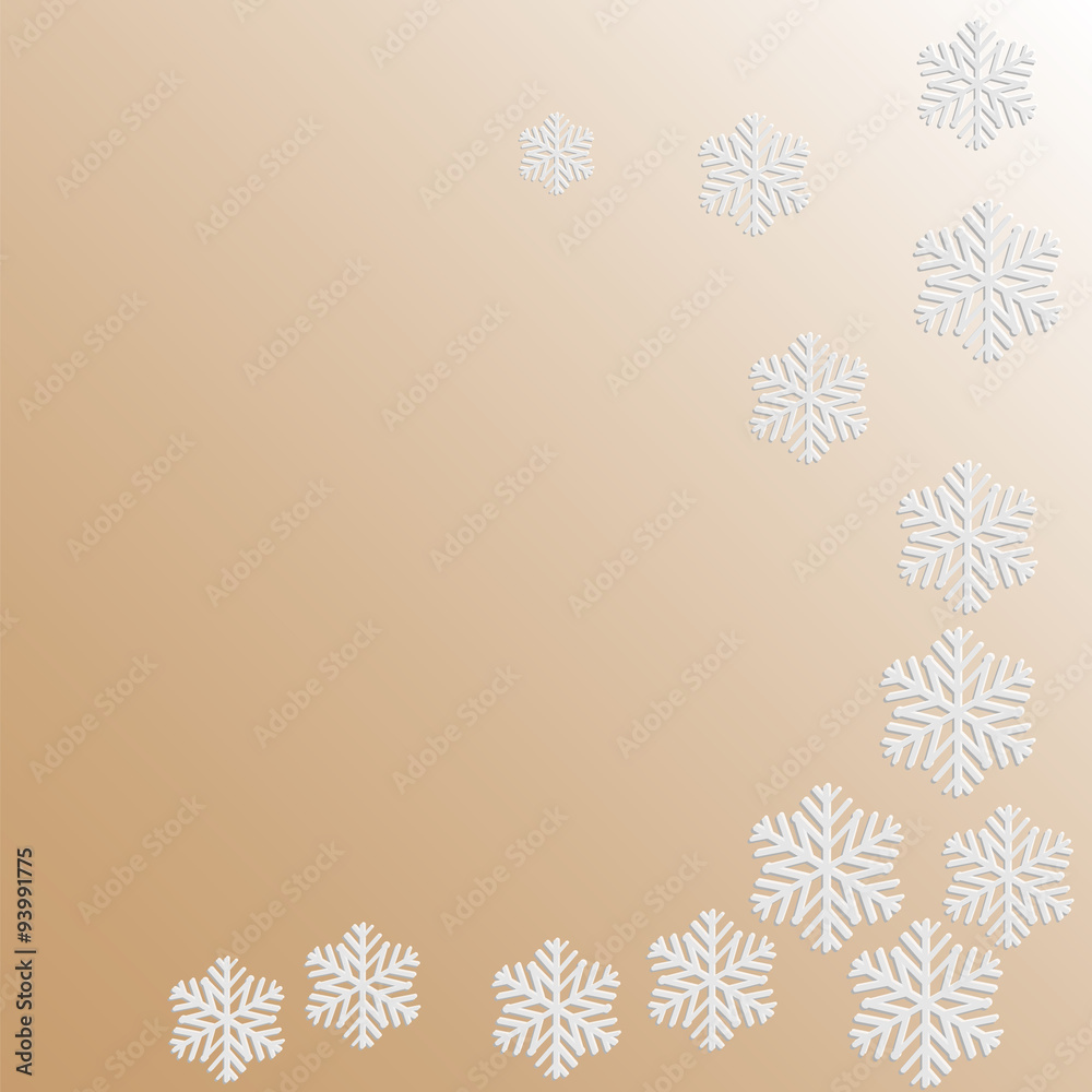snowflake pattern on paper background 3d surround snowflake pattern on paper background 3d surround