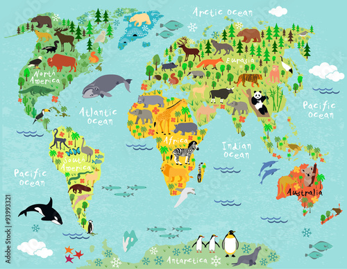 mapa-swiata-zwierzat-specjalnie-dla-dzieci