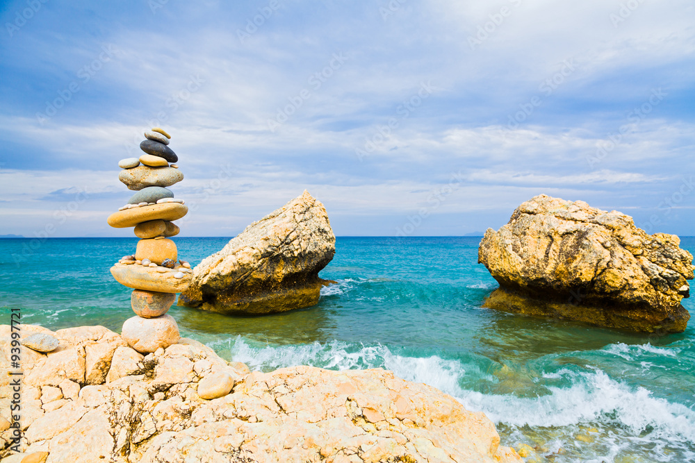 Balance at the Mediterranean shores