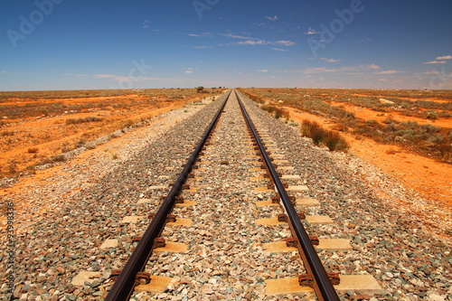 Indian-Pacific Railway across the Australian outback