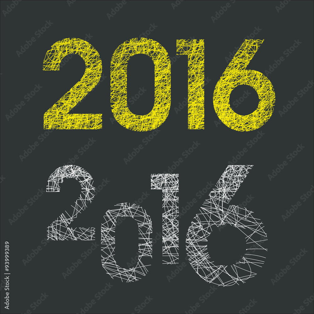 2016 - obrazy, fototapety, plakaty 