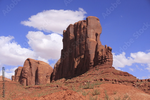 les rochers de monument valley