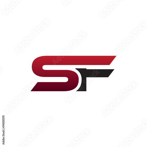 Modern Initial Logo SF