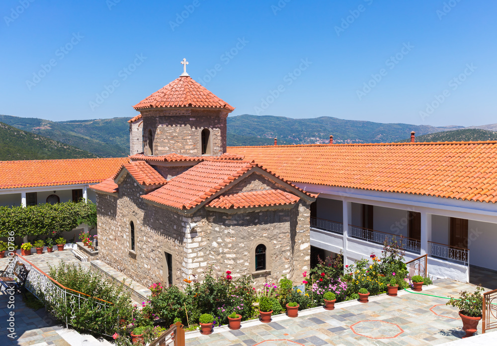 christian orthodox monastery in Malevi, Peloponnese, Greece, Europe