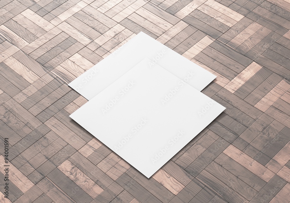 Flyer Broschüre quadrat auf Hintergrund Flyer Broschüre quadrat auf Hintergrund