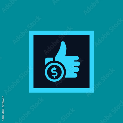 Modern Flat App Button