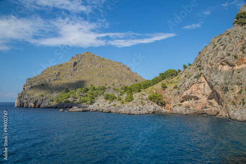 Steilküste an Meer und See