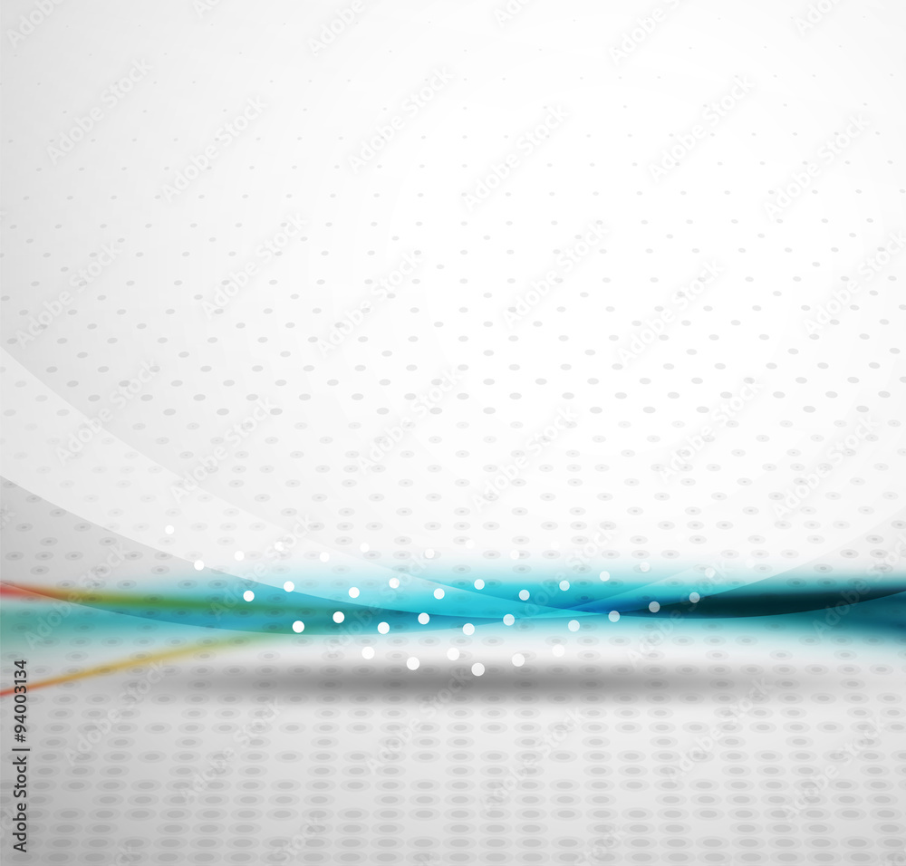 Obraz premium Colorful wave line, abstract background with light and shadow