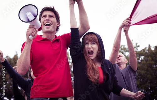 Participants of student revolution photo