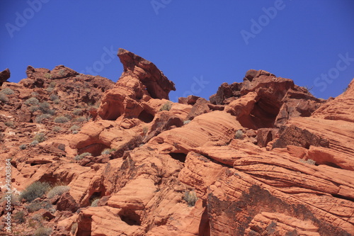 les rochers de la vallée de feu