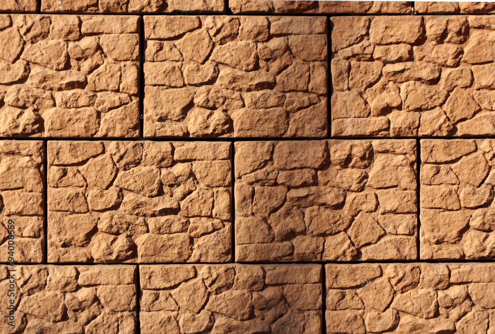 Brick and stone stylized wall texture. Brick and stone stylized wall texture.
