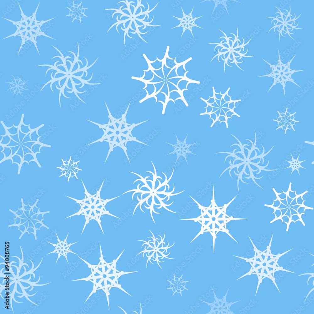 Ταπετσαρία Seamless background with transparent gossamer light-blue color s
