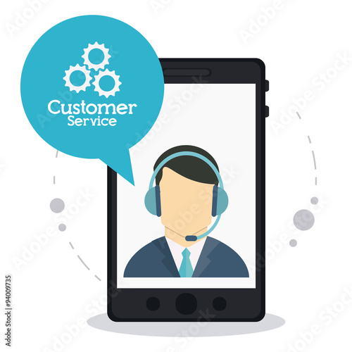 Customer service  illustration © Jemastock