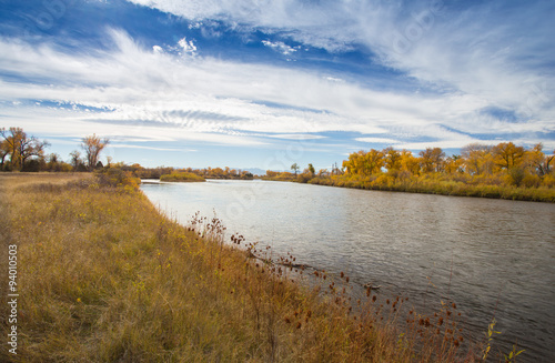 River landscape.