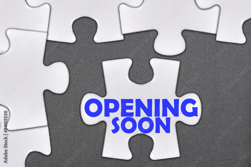 jigsaw puzzle written word opening soon jigsaw puzzle written word opening soon