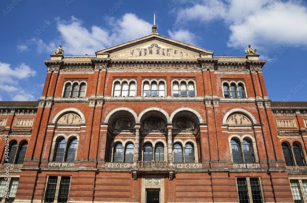 View of the Victoria and Albert Museum from the Inner Courtyard