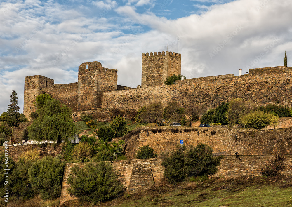 Castle of Monsaraz.
Medieval castle and walls in the village of Monsaraz. Alentejo. Portugal.