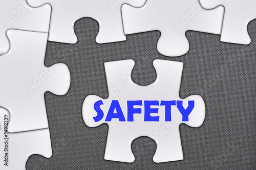 jigsaw puzzle written word safety