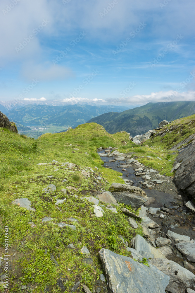Obraz premium hiking in bavaria and european alps