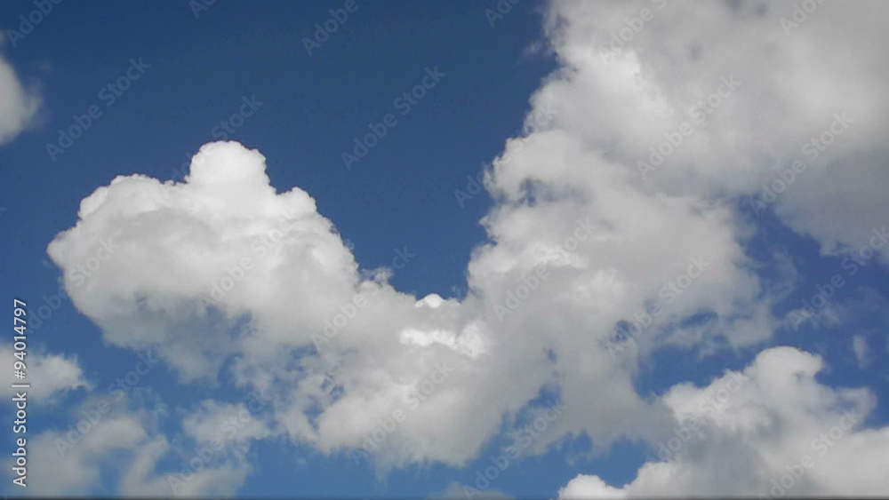 Time lapse clip of overhead fast moving clouds. Time lapse clip of overhead fast moving clouds.