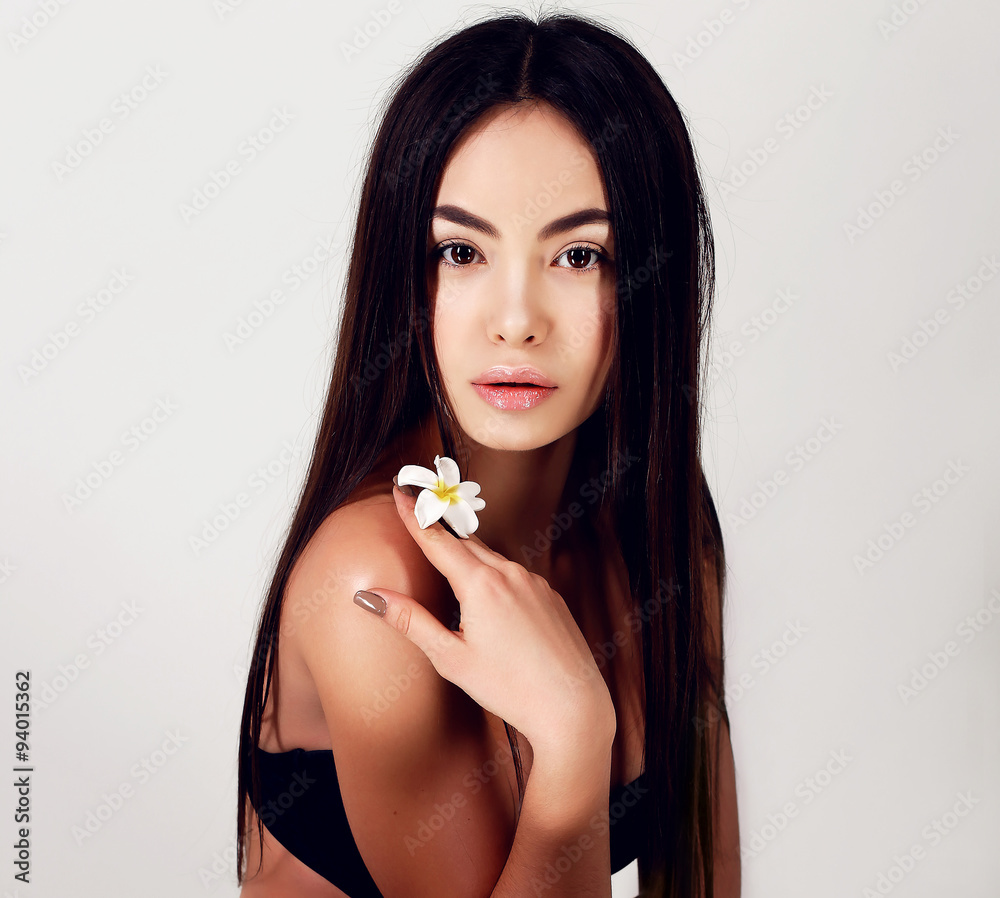 young woman with healthy glowing skin.natural beauty young woman with healthy glowing skin.natural beauty