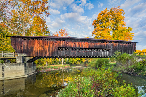 Benetka Road Covered Bridge photo