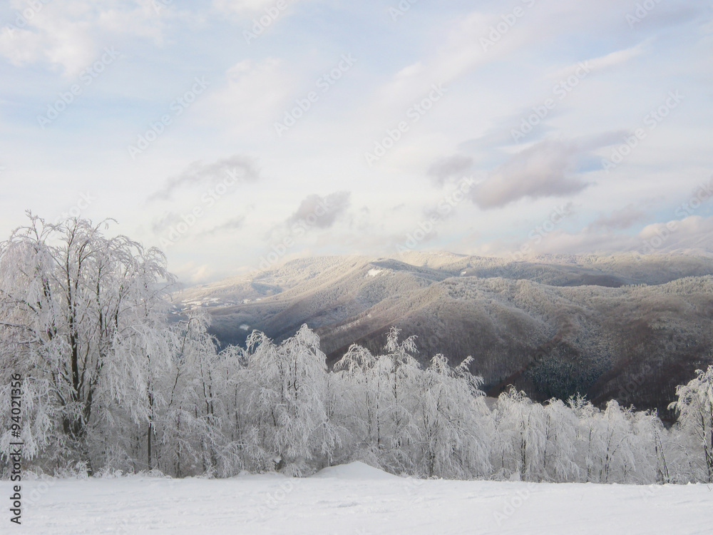 snowy mountains snowy mountains