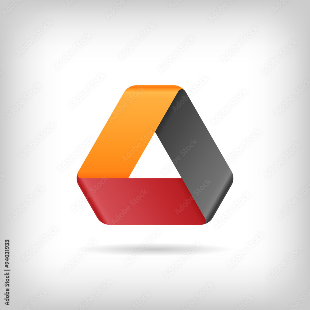 Logo Or Emblem Template. Vector Icon. Infinite Mobius Strip Logo Or Emblem Template. Vector Icon. Infinite Mobius Strip