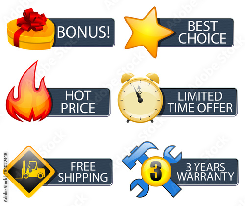 Icons for online-shop