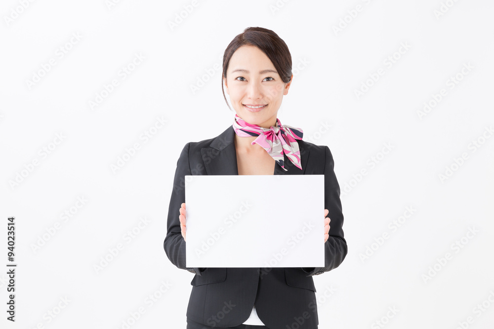 portrait of asian businesswoman on white background portrait of asian businesswoman on white background