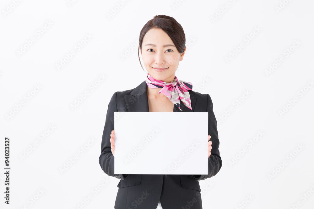portrait of asian businesswoman on white background portrait of asian businesswoman on white background