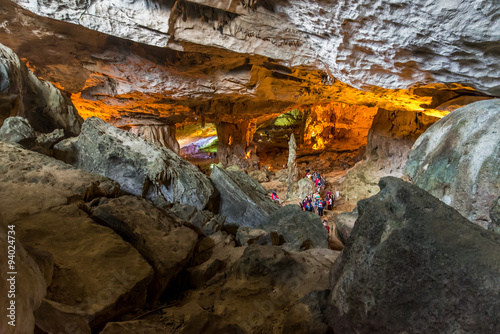 Sung Sot Cave in Halong Bay, Vietnam