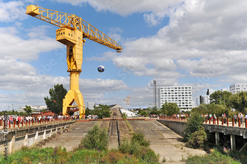 la gru dell'Ile de Nantes, Loira Atlantica - Francia photo