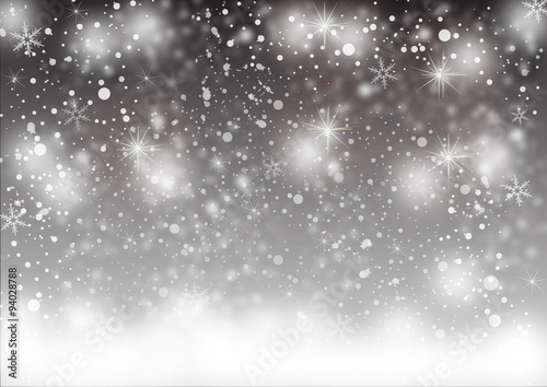 Hintergrund mit Sternen in silber