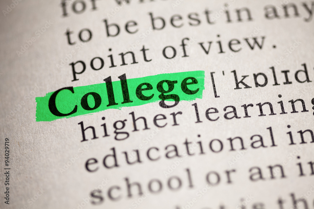 Fototapeta premium college