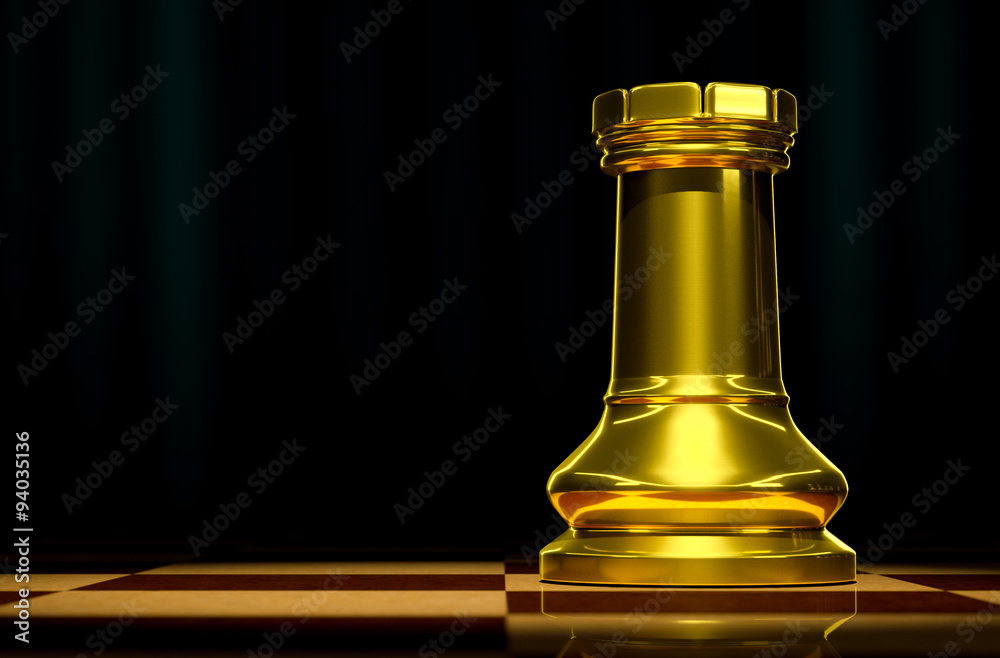 Rook chess. Stock Illustration | Adobe Stock