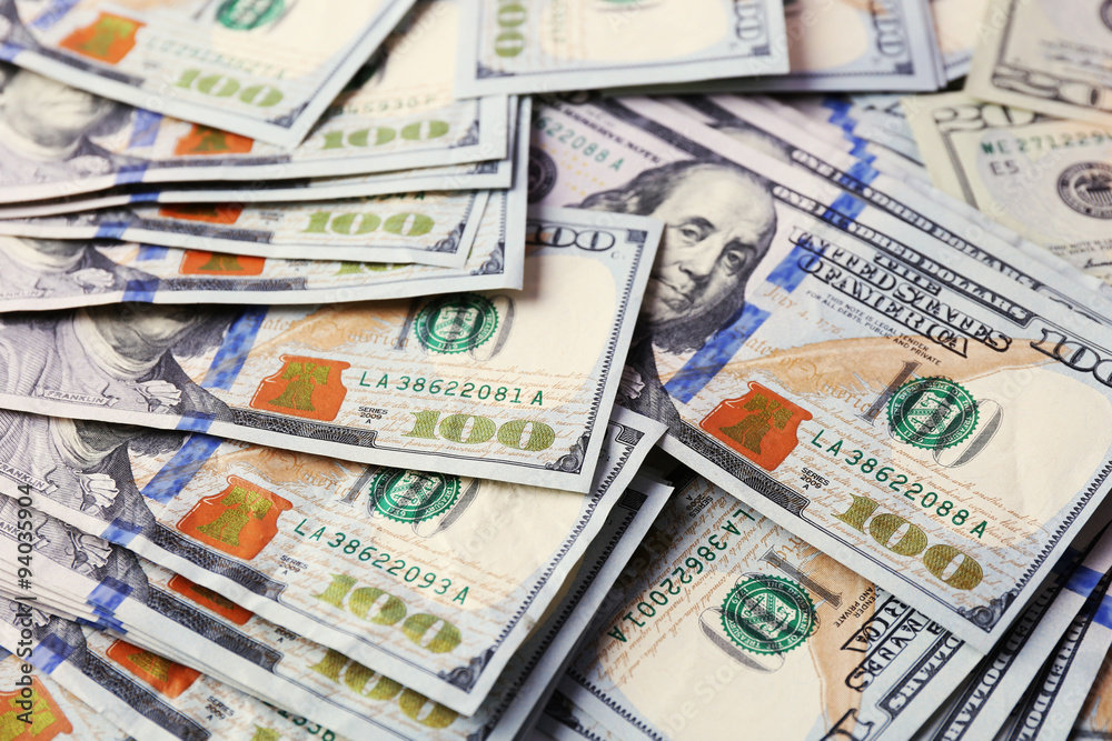 Many hundred dollars cash money as background Many hundred dollars cash money as background