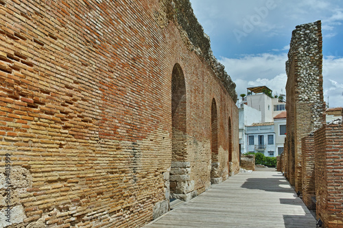 ancient ruins of Roman Odeon, Patras, Peloponnese, Western Greece  photo