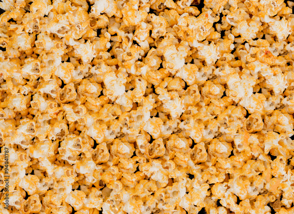 Popcorn texture background Popcorn texture background