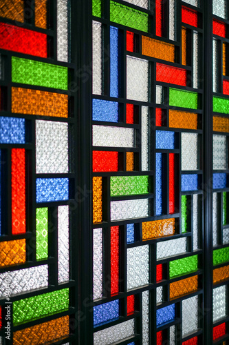 colorful glass window