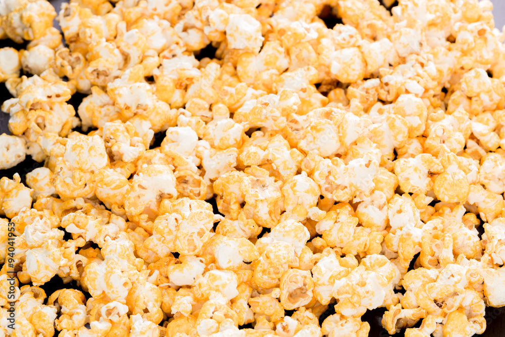 Popcorn texture background Popcorn texture background