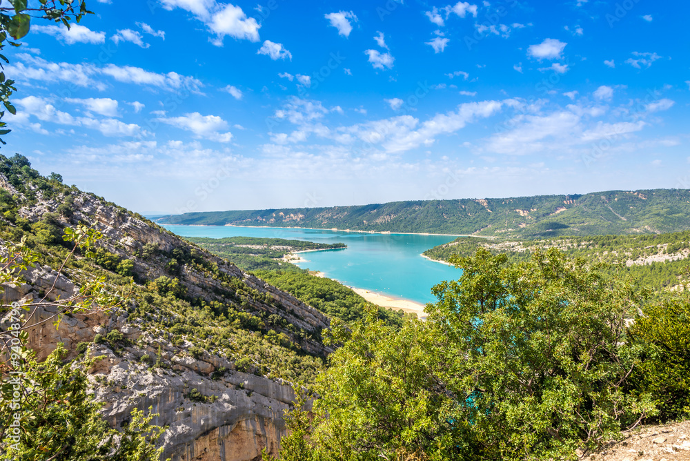 Sainte Croix lake in Verdon Gorge Sainte Croix lake in Verdon Gorge