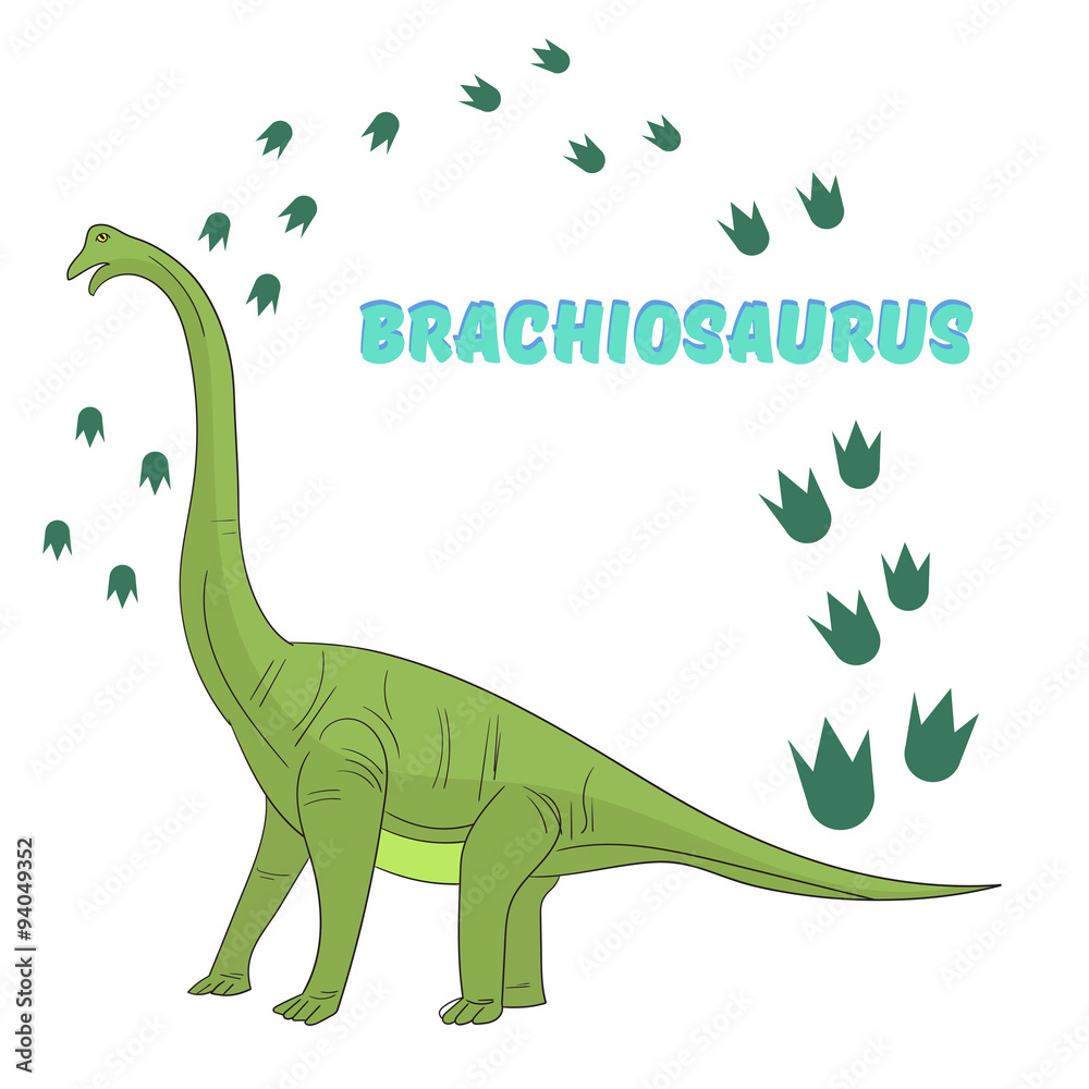 Cartoon dinosaur vector illustration Cartoon dinosaur vector illustration