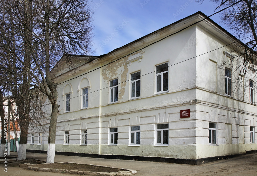 Former building of religious school in Kasimov. Ryazan oblast. Russia