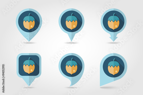 Free Download Nut mapping pins icons - GFXLoad