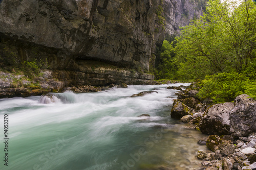 mountain river in Abkhazia