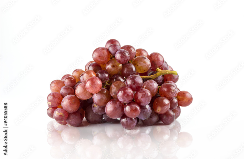  grapes isolate on white