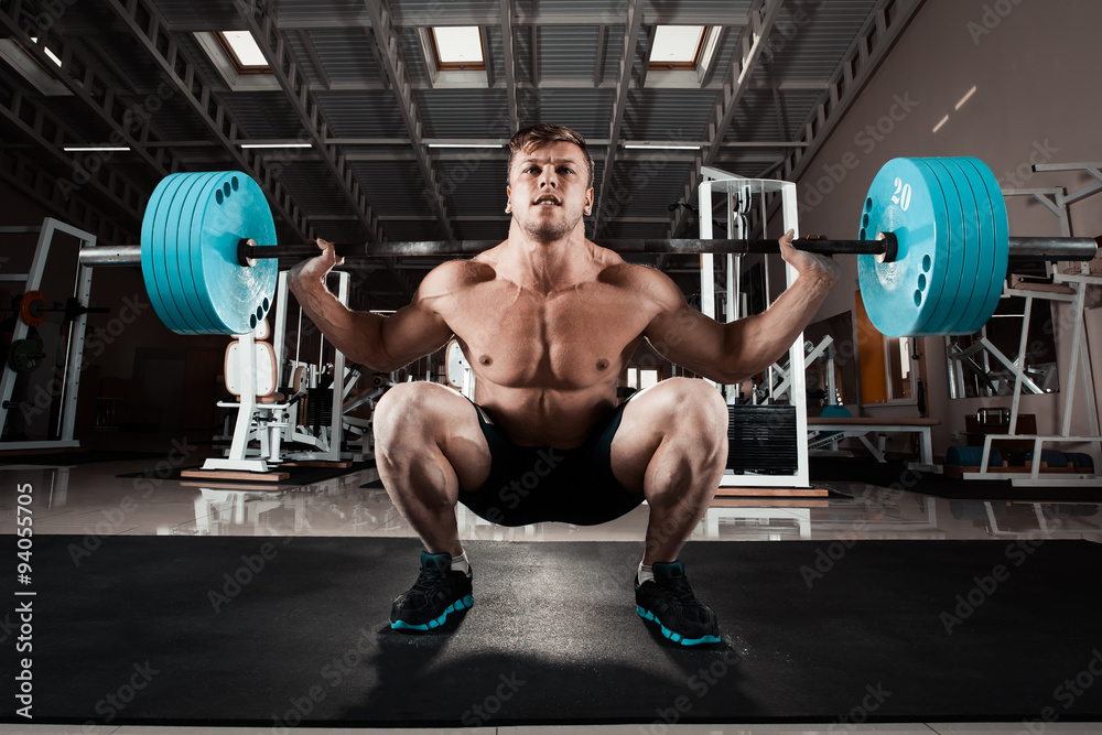 Man at the gym.