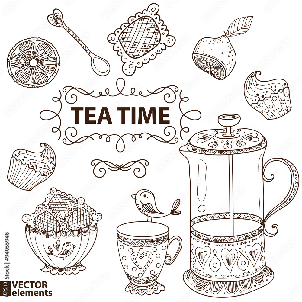 Aggregate 86+ tea time sketch best in.eteachers